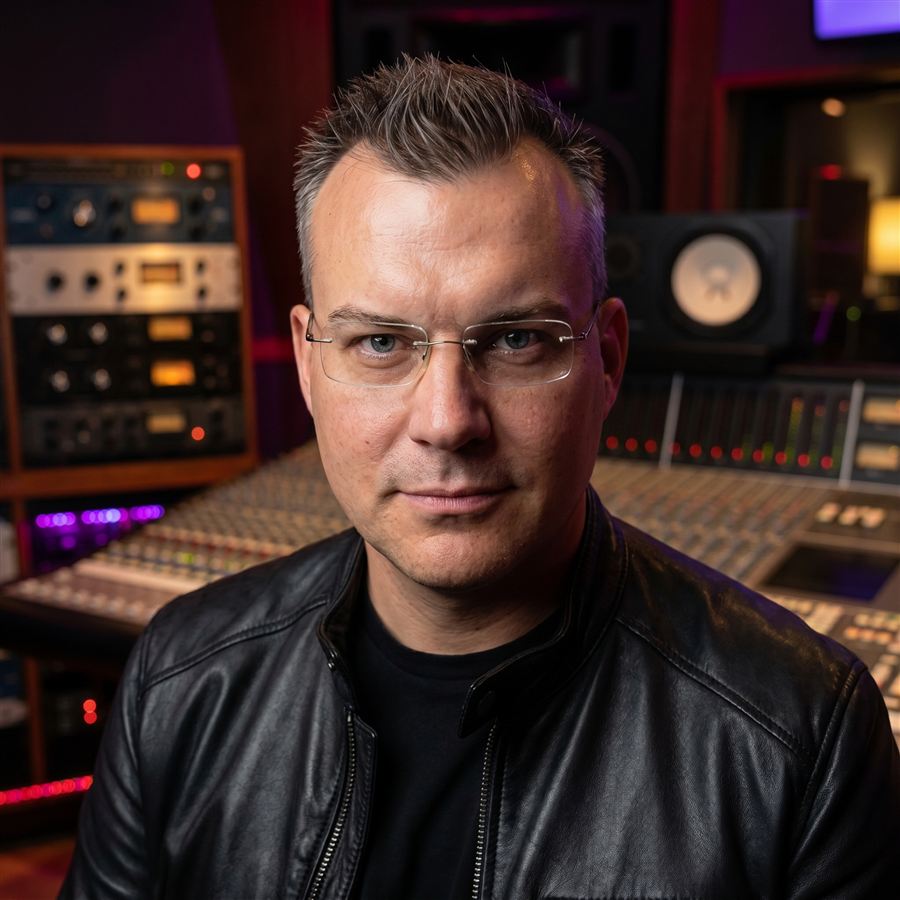 Rafael Paulo im Mastering-Studio